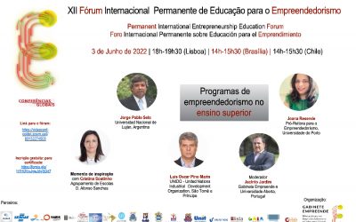 XII Fórum Internacional Permanente de Educação para o Empreendedorismo